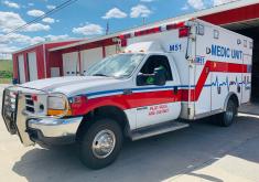 Side View of the Medic Unit Truck
